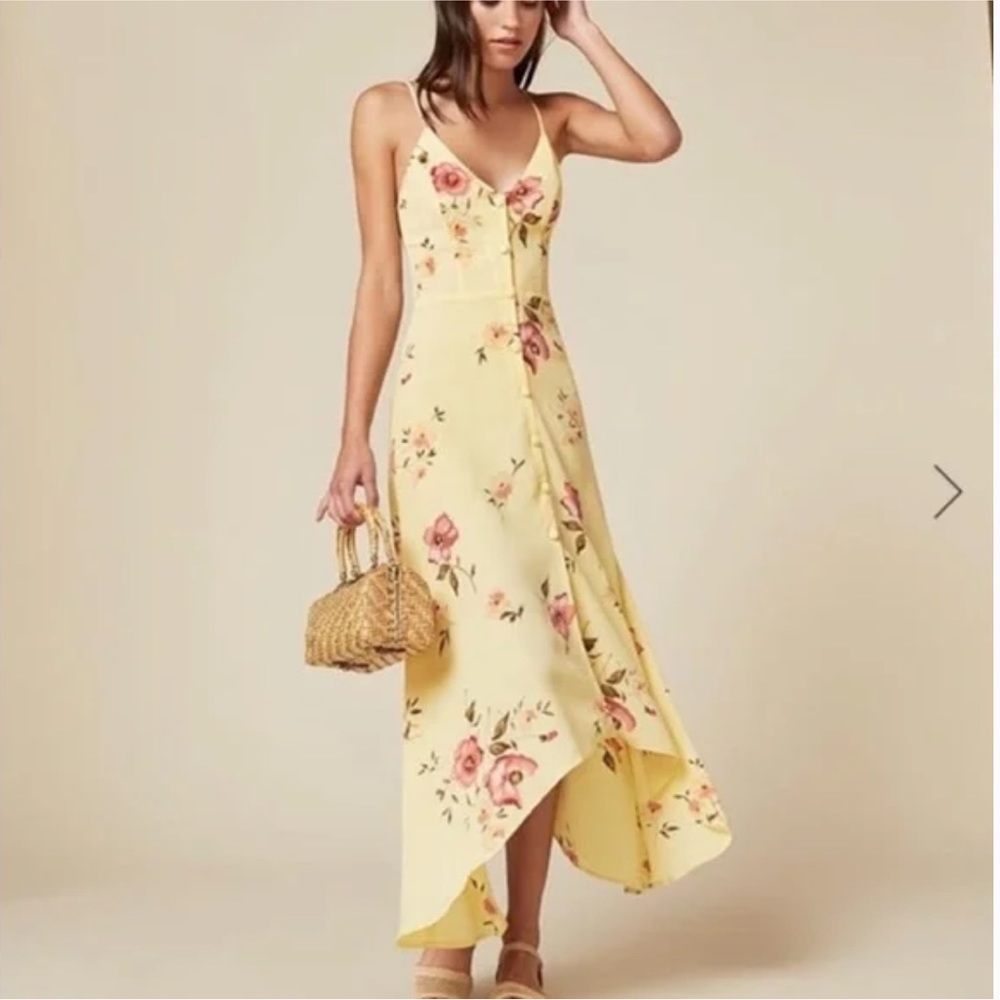 Reformation Midi Savannah Floral Dress